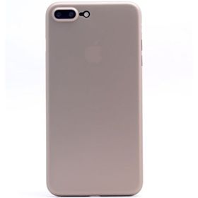 Teleplus Apple iPhone 8 Plus Mat PP Silikon Gold Kılıf