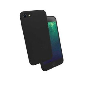 Teleplus Apple iPhone SE 2022 Silk Lansman Silikon Siyah Kılıf