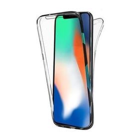 Teleplus Apple iPhone X 360 Ön Arka Şeffaf Silikon Kılıf