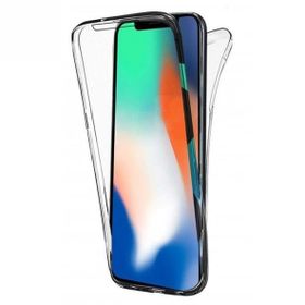 Teleplus Apple iPhone X 360 Ön Arka Şeffaf Silikon Kılıf