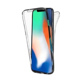 Teleplus Apple iPhone X 360 Ön Arka Şeffaf Silikon Kılıf