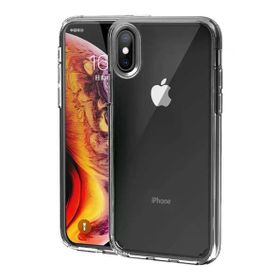 Teleplus Apple iPhone X Coss Sert Hibrit Şeffaf Silikon Cep Telefonu Kılıf