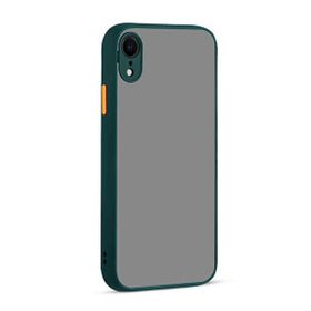 Teleplus Apple iPhone XR Hux Kamera Korumalı Silikon Yeşil Kılıf