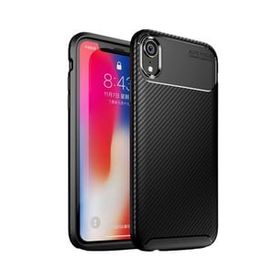 Teleplus Apple iPhone XR Ultra Soft Negro Karbon Lacivert Silikon Kılıf