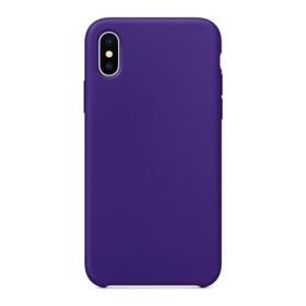 Teleplus Apple iPhone XS Max Plus Soft Touch Silikon Mor Kılıf