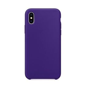 Teleplus Apple iPhone XS Max Plus Soft Touch Silikon Mor Kılıf