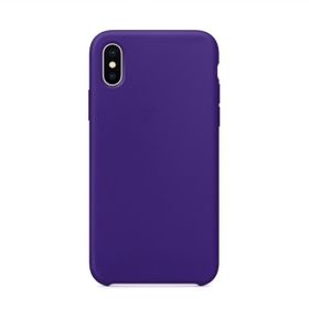Teleplus Apple iPhone XS Max Plus Soft Touch Silikon Mor Kılıf