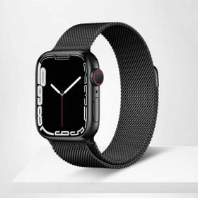 Teleplus Apple Watch KRD-01 7 45 mm Metal Siyah Kordon