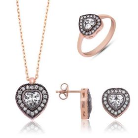 Teleplus Elmas Montür Kalpli Gümüş Kadın Set