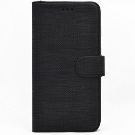Teleplus General Mobile GM 20 Pro Kumaş Spor Standlı Cüzdan Lacivert Kılıf