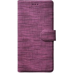 Teleplus General Mobile GM 21 Kumaş Standlı Cüzdan Mor Kılıf