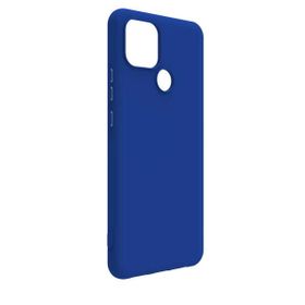 Teleplus General Mobile GM 21 Lüks Mat Silikon Mavi + Nano Ekran Koruyucu Kılıf