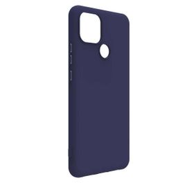 Teleplus General Mobile GM 21 Lüks Mat Silikon Mavi + Nano Ekran Koruyucu Kılıf