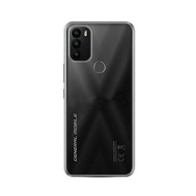 Teleplus General Mobile GM 21 Plus Kılıf Lüks Silikon Şeffaf + Nano Ekran Koruyucu Kılıf