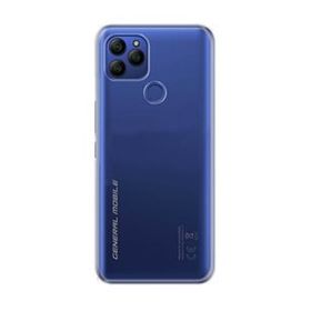 Teleplus General Mobile GM 21 Plus Kılıf Lüks Silikon Şeffaf + Nano Ekran Koruyucu Kılıf