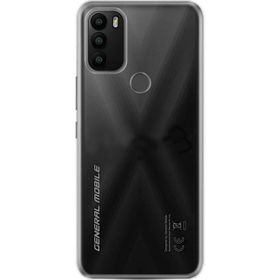 Teleplus General Mobile GM 21 Plus Kılıf Lüks Silikon Şeffaf + Nano Ekran Koruyucu Kılıf