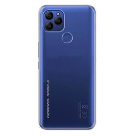 Teleplus General Mobile GM 21 Plus Kılıf Lüks Silikon Şeffaf + Nano Ekran Koruyucu Kılıf