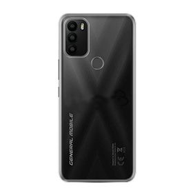 Teleplus General Mobile GM 21 Plus Kılıf Lüks Silikon Şeffaf + Nano Ekran Koruyucu Kılıf