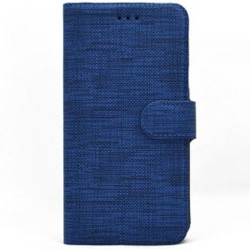 Teleplus General Mobile GM 21 Plus Kumaş Standlı Cüzdan Mor Kılıf