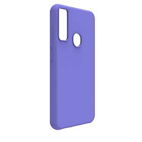 Teleplus General Mobile GM 21 Pro Lüks Mat Silikon Mor + Nano Ekran Koruyucu Kılıf