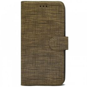 Teleplus General Mobile GM 22 Plus Kumaş Standlı Kartlıklı Cüzdan Mor Kılıf
