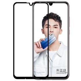 Teleplus Honor 20 Lite Lüks Siyah Tam Kapatan Cam Silikon Kılıf