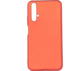 Teleplus Honor 20 Lüks Mat Kırmızı Nano Ekran Koruyucu Silikon Cep Telefonu Kılıf