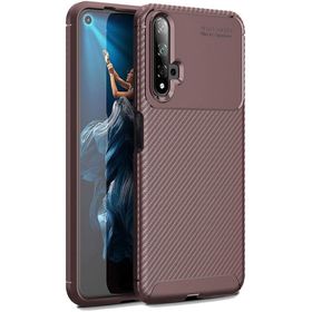 Teleplus Honor 20 Negro Karbon Silikon Kılıf