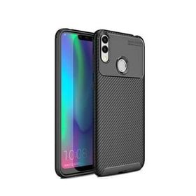 Teleplus Huawei Honor 8C Negro Karbon Kahverengi Silikon Kılıf