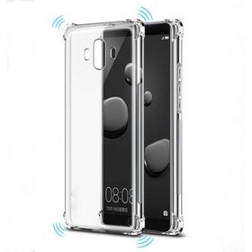 Teleplus Huawei Mate 10 Pro Darbe Koruma Şeffaf Silikon Kılıf ve Nano Ekran Koruyucu