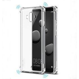 Teleplus Huawei Mate 10 Pro Darbe Koruma Şeffaf Silikon Kılıf ve Nano Ekran Koruyucu