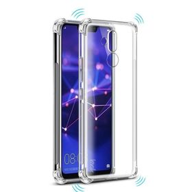 Teleplus Huawei Mate 20 Lite Darbe Koruma Silikon Şeffaf Nano Ekran Koruyucu Cep Telefonu Kılıfı