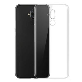 Teleplus Huawei Mate 20 Lite Silikon Şeffaf Cam Ekran Koruyucu ve Cep Telefonu Kılıfı