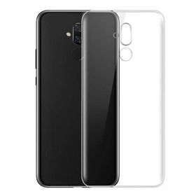 Teleplus Huawei Mate 20 Lite Silikon Şeffaf Cam Ekran Koruyucu ve Cep Telefonu Kılıfı