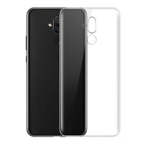 Teleplus Huawei Mate 20 Lite Silikon Şeffaf Cam Ekran Koruyucu ve Cep Telefonu Kılıfı