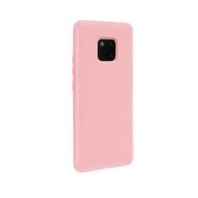 Teleplus Huawei Mate 20 Pro Soft Touch Pembe Silikon Kılıf
