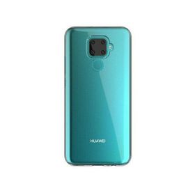 Teleplus Huawei Mate 30 Lite Lüks Korumalı Silikon Şeffaf Tam Kapatan Nano Ekran Koruyucu Cep Telefonu Kılıfı
