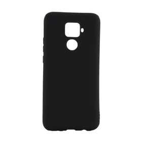 Teleplus Huawei Mate 30 Lite Lüks Mat Korumalı Silikon Siyah Tam Kapatan Nano Ekran Koruyucu Cep Telefonu Kılıfı
