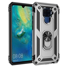 Teleplus Huawei Mate 30 Lite Siyah Vega Yüzüklü Tank Kapak Kılıf