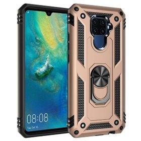 Teleplus Huawei Mate 30 Lite Vega Yüzüklü Tank Kapak Lacivert Nano Ekran Koruyucu Cep Telefonu Kılıfı