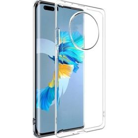 Teleplus Huawei Mate 40 Pro Şeffaf Lüks Korumalı Silikon Kılıf
