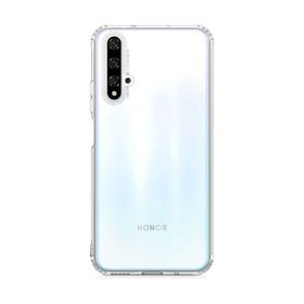 Teleplus Huawei Nova 5t Darbe Korumalı Sert Hibrit Şeffaf Silikon Cep Telefonu Kılıf