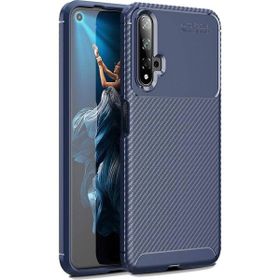 Teleplus Huawei Nova 5T Negro Lacivert Nano Ekran Koruyucu Silikon Cep Telefonu Kılıf