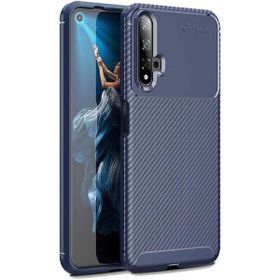 Teleplus Huawei Nova 5T Negro Lacivert Nano Ekran Koruyucu Silikon Cep Telefonu Kılıf