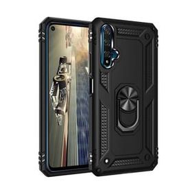 Teleplus Huawei Nova 5T Vega Yüzüklü Tank Kapak Gümüş Nano Ekran Koruyucu Cep Telefonu Kılıfı