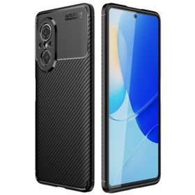 Teleplus Huawei Nova 9 SE Kamera Korumalı Negro Karbon Silikon Lacivert Kılıf