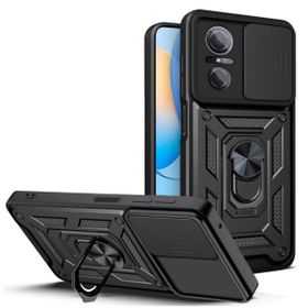 Teleplus Huawei Nova 9 SE Kamera Korumalı Yüzüklü Tank Pars Silikon Lacivert Kılıf