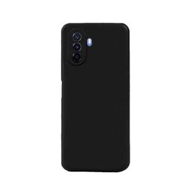 Teleplus Huawei Nova Y70 Kamera Korumalı Mat Silikon Siyah Kılıf