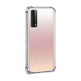 Teleplus Huawei P Smart 2021 Darbe Korumalı Şeffaf Şeffaf Silikon Cep Telefonu Kılıf