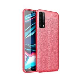 Teleplus Huawei P Smart 2021 Deri Dokulu Silikon Kılıf